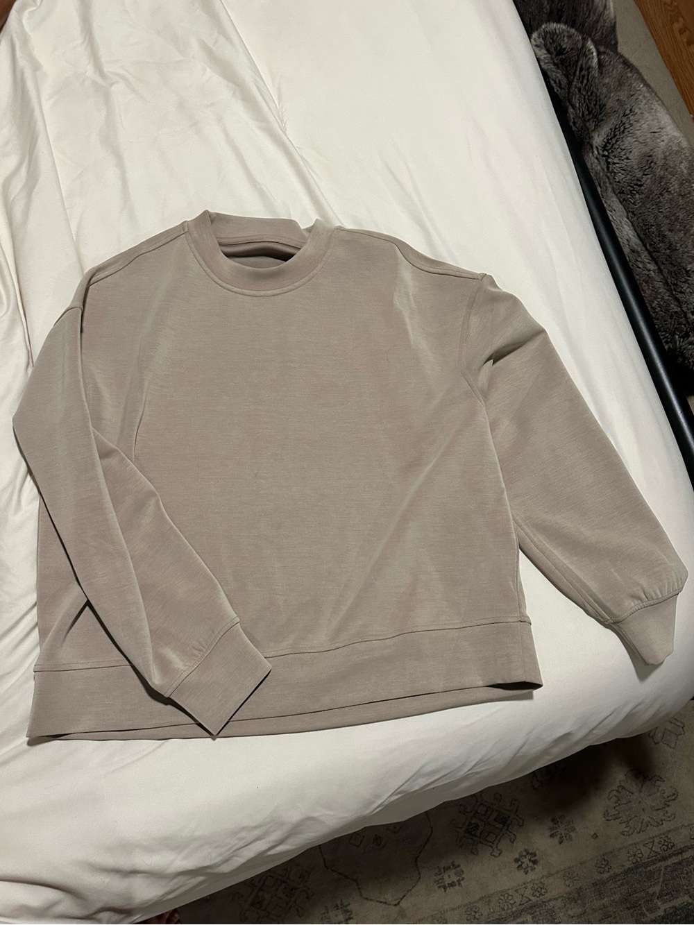 NWOT! Lululemon soft Crewneck Sweater - Taupe - Picture 1 of 4